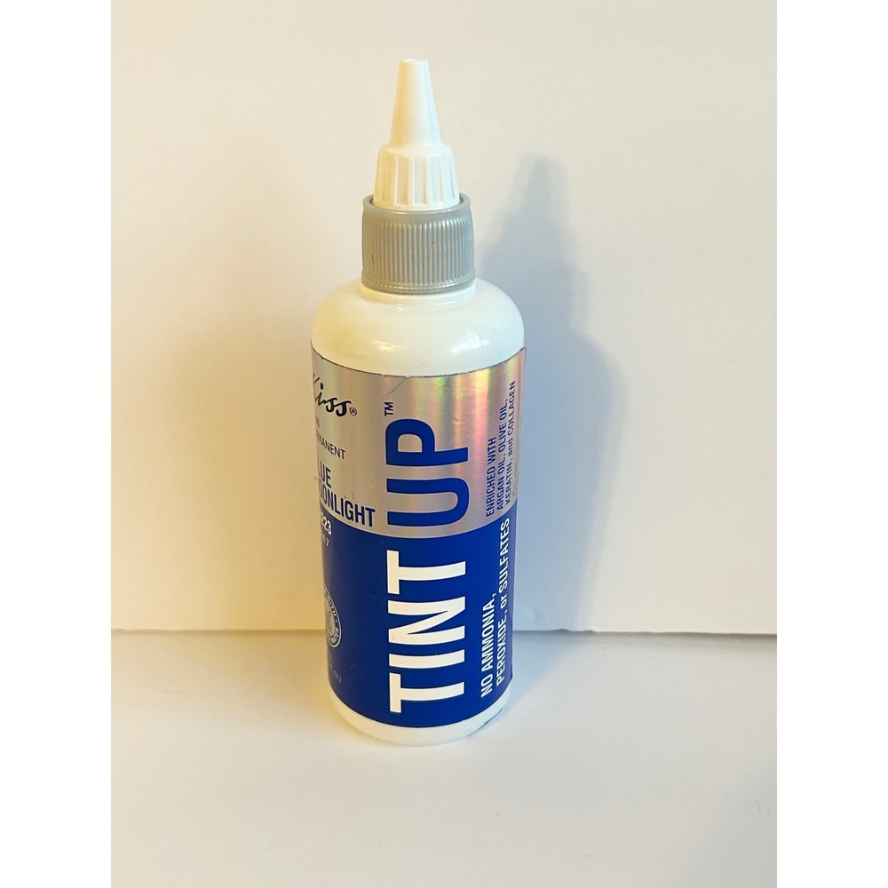 Kiss Tint Up Semi Permanent Hair Color Blue Moonlight TU223 Level 7 5oz